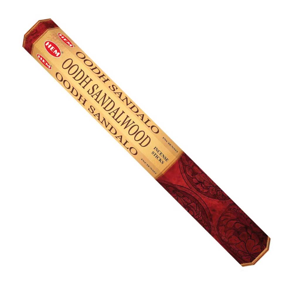 HEM Oodh Sandalwood Incense Sticks for Meditation and Ritual