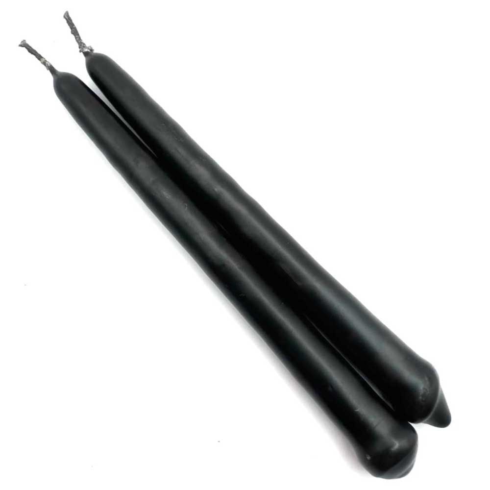 Black spell candles for banishing rituals, protection, and transformation magic