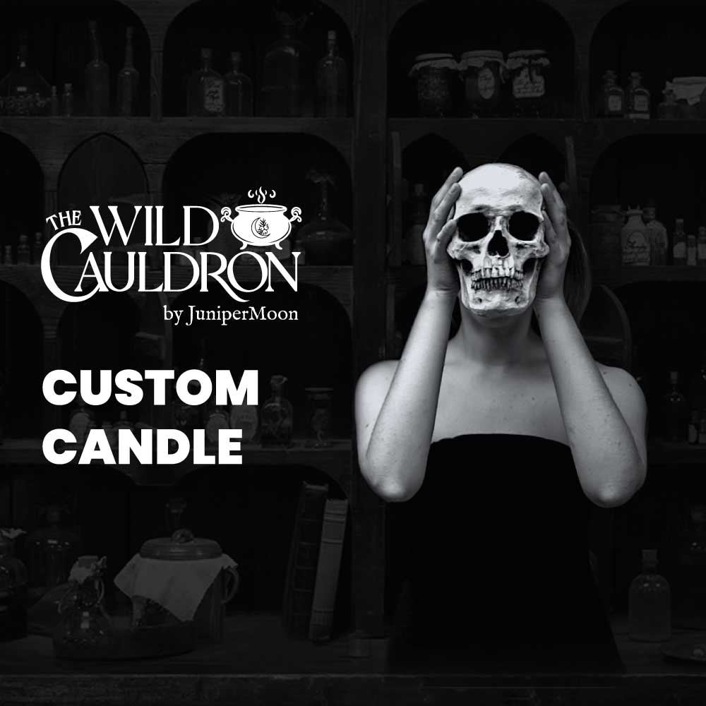 Personalised magical candle made to order for focused intention and sacred rituals