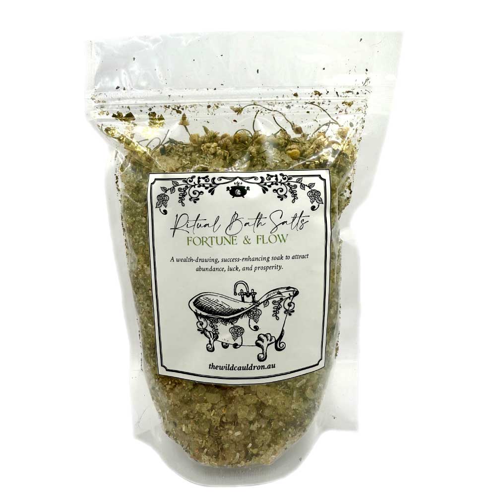 Fortune and Flow Ritual Bath Salts for Prosperity