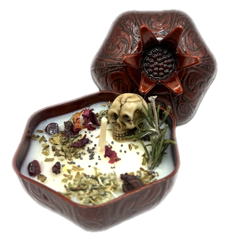 Persephone's Flame Candle