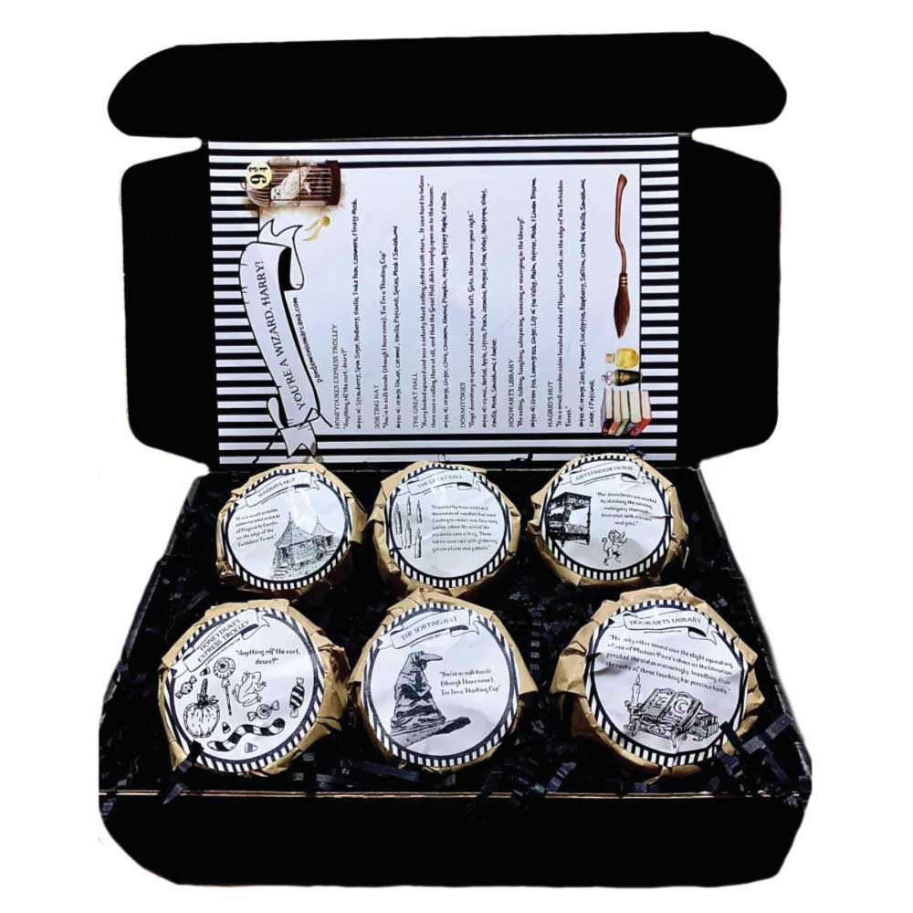 You’re a Wizard, Harry! Soy Melt Box – handcrafted Hogwarts-inspired wax melts by the children of JuniperMoon